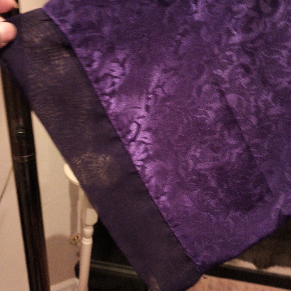 FINAL PRICE Cacique Purple Lingerie With Black Trim Size Large - Picture 10 of 15